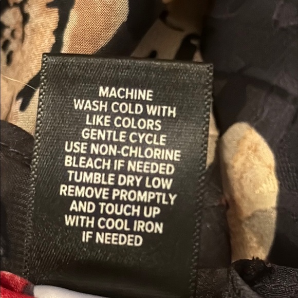 Torrid Red and Pink Wrap Sundress with Bishop Sleeves - Picture 13 of 13